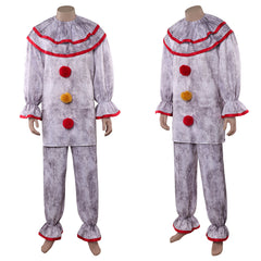 Cosplay Costume Twisty The Clown American Horror Story 13(2026) Tenue Blanche Homme