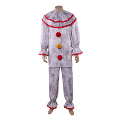 Cosplay Costume Twisty The Clown American Horror Story 13(2026) Tenue Blanche Homme