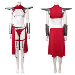 Cosplay Costume Universa Invincible 4(2026) TV Cosplay Tenue Rouge et Blanche Femme