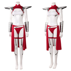 Cosplay Costume Universa Invincible 4(2026) TV Cosplay Tenue Rouge et Blanche Femme