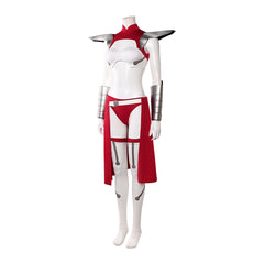 Cosplay Costume Universa Invincible 4(2026) TV Cosplay Tenue Rouge et Blanche Femme