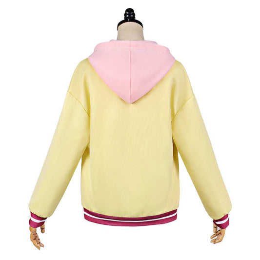 Cosplay Costume Ureshino Shiori Marriage Toxin(2026) Anime Cosplay Sweat-Shirt Jaune Femme