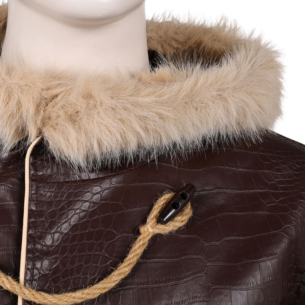 Cosplay Costume Usopp One Piece Live Action 2(2026) TV Cosplay Tenue Brune et Grise Homme