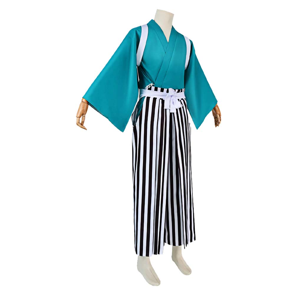 Cosplay Costume Usopp One Piece Wano Country Arc Anime Cosplay Tenue Bleue Homme