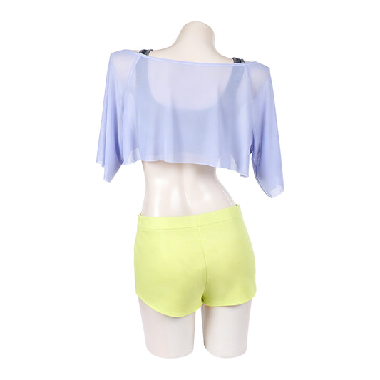 Cosplay Costume Uta One Piece: Heroines(2026) Anime Cosplay Tenue Grise et Jaune Femme