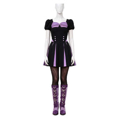 Cosplay Costume Vampirina Vampirina: L'Ado Vampire(2026)TV Cosplay Tenue Noire et Violette Femme