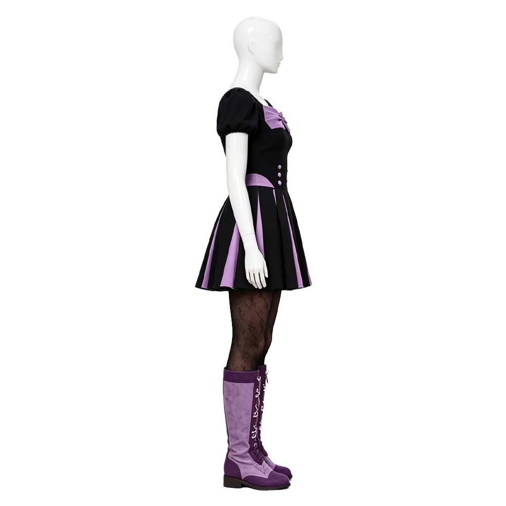 Cosplay Costume Vampirina Vampirina: L'Ado Vampire(2026)TV Cosplay Tenue Noire et Violette Femme
