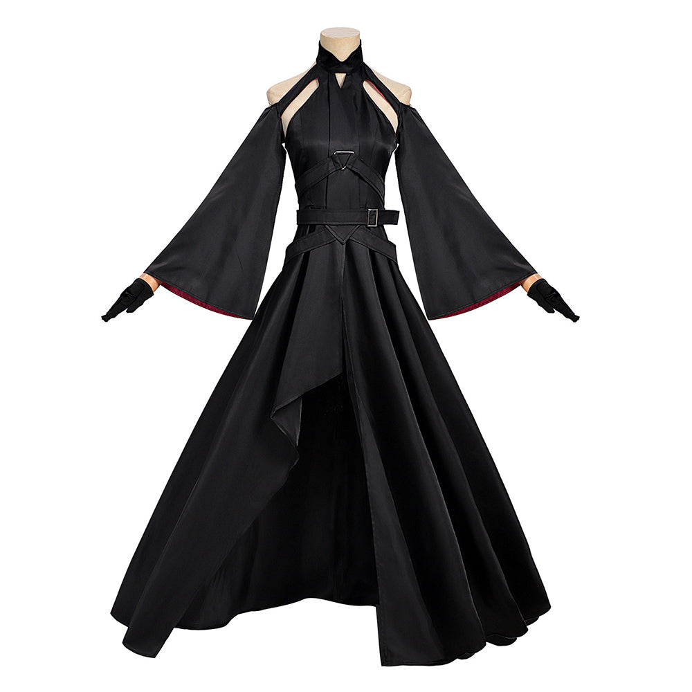 Cosplay Costume Velvet The Ribbon Hero(2026) Anime Cosplay Robe Noire Femme