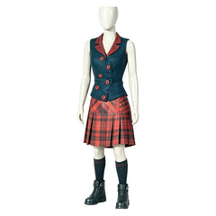 Cosplay Costume Venus Nova Ray Gunn(2026) Film Cosplay Tenue Rouge et Verte Femme