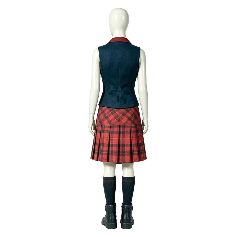 Cosplay Costume Venus Nova Ray Gunn(2026) Film Cosplay Tenue Rouge et Verte Femme
