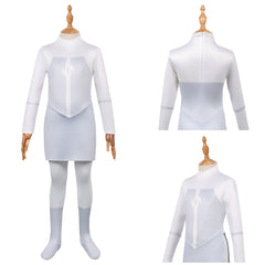 Cosplay Costume Viltrumite Anissa Invincible 4(2026) TV Cosplay Combinaison Blanche Enfant