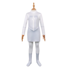 Cosplay Costume Viltrumite Anissa Invincible 4(2026) TV Cosplay Combinaison Blanche Enfant