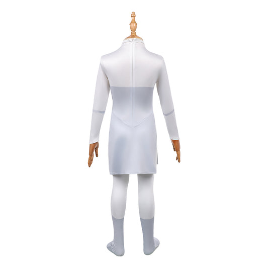 Cosplay Costume Viltrumite Anissa Invincible 4(2026) TV Cosplay Combinaison Blanche Enfant