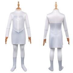 Cosplay Costume Viltrumite Anissa Invincible 4(2026) TV Cosplay Combinaison Blanche Enfant
