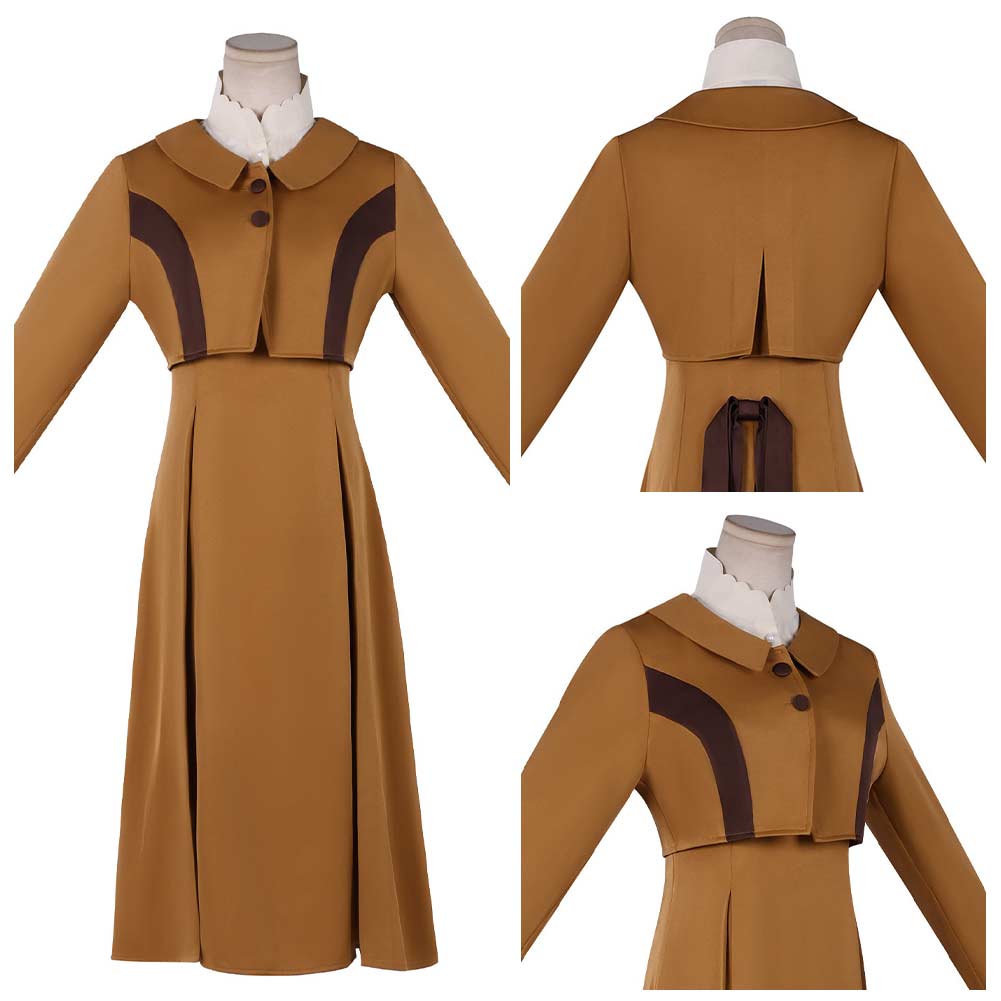Cosplay Costume Violet Violet Evergarden Anime Cosplay Robe Marron Femme