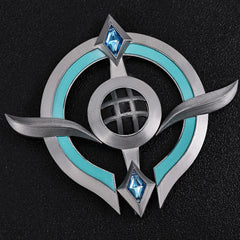 Cosplay Costume Vodyanitsa Genshin Impact Jeu Cosplay Tenue Blanche et Bleue Femme