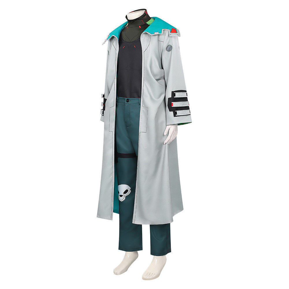 Cosplay Costume Weak Kingsley Cyberpunk: Edgerunners 2(2026) Anime Cosplay Tenue Verte Homme