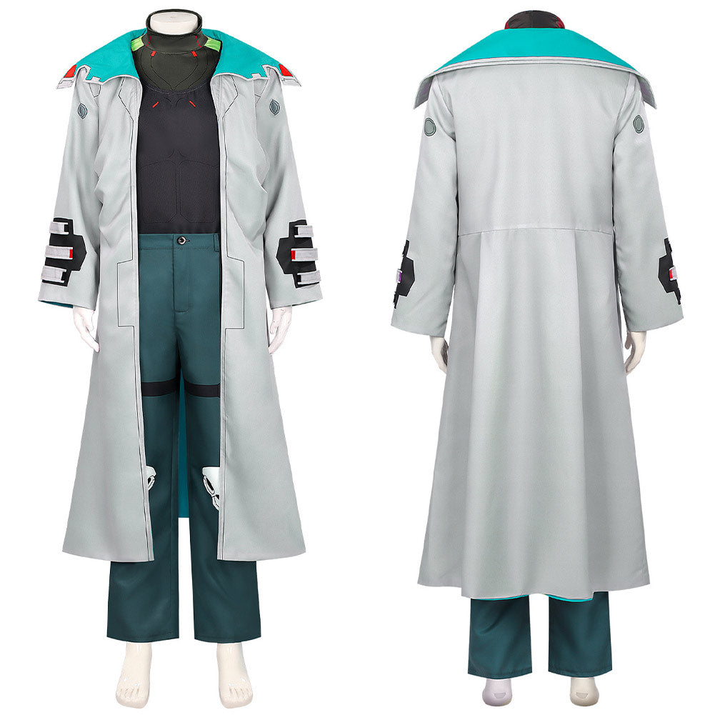Cosplay Costume Weak Kingsley Cyberpunk: Edgerunners 2(2026) Anime Cosplay Tenue Verte Homme