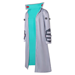 Cosplay Costume Weak Kingsley Cyberpunk: Edgerunners 2(2026) TV Cosplay Veste Grise et Bleue Homme