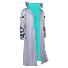 Cosplay Costume Weak Kingsley Cyberpunk: Edgerunners 2(2026) TV Cosplay Veste Grise et Bleue Homme