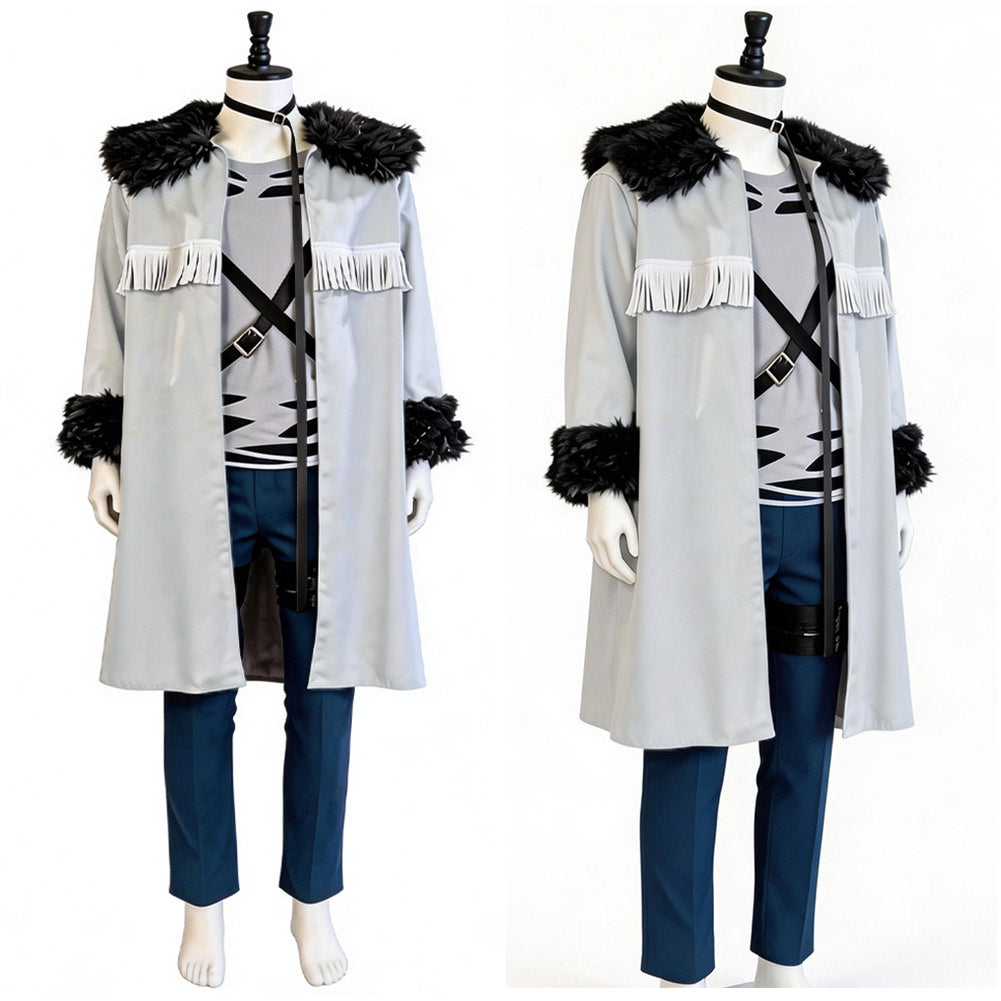 Cosplay Costume Wirbel Sousou no Frieren(2026) Anime Cosplay Tenue Grise Homme