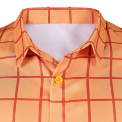 Cosplay Costume Woody Film Cosplay Chemise Orange Homme