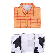 Cosplay Costume Woody Film Cosplay Chemise Orange Homme