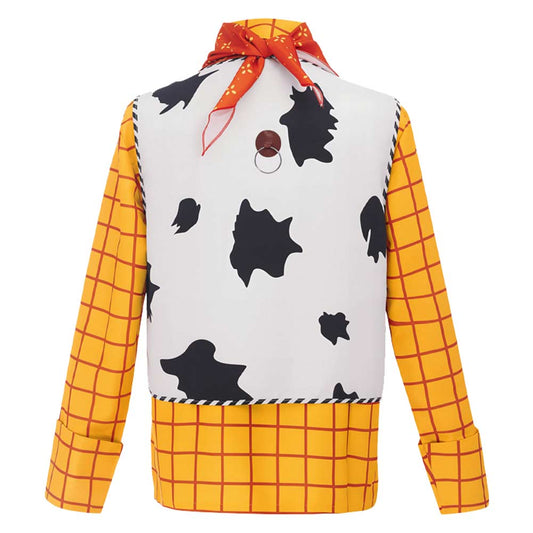 Cosplay Costume Woody Film Cosplay Tenue Jaune Homme