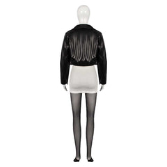Cosplay Costume Yamada Smoking Behind the Supermarket with You(2026) Anime Cosplay Tenue Blanche et Noire Femme