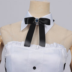 Cosplay Costume Yuuki Sorimachi Playing Death Games to Put Food on the Table(2026) Anime Cosplay Tenue Noire et Blanche Femme