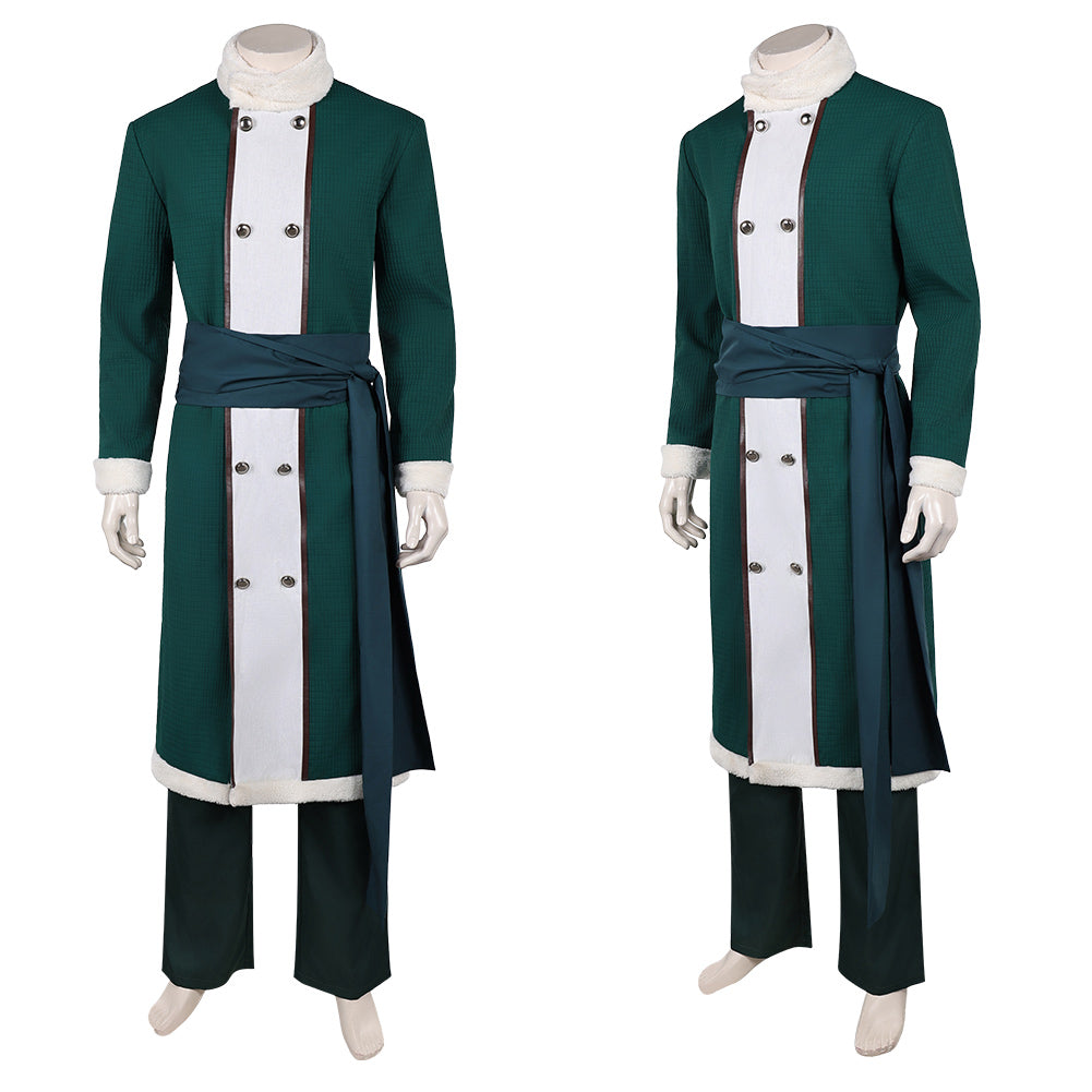 Cosplay Costume Zoro One Piece Live Action 2(2026) TV Cosplay Tenue Verte et Blanche Homme