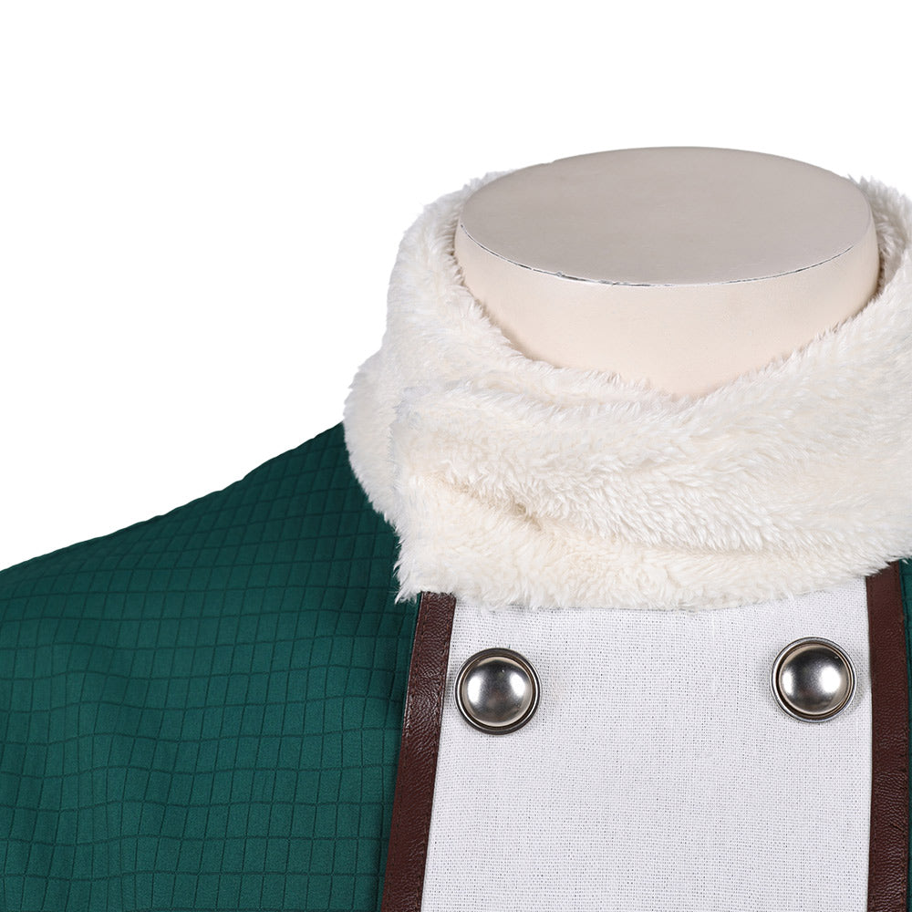 Cosplay Costume Zoro One Piece Live Action 2(2026) TV Cosplay Tenue Verte et Blanche Homme