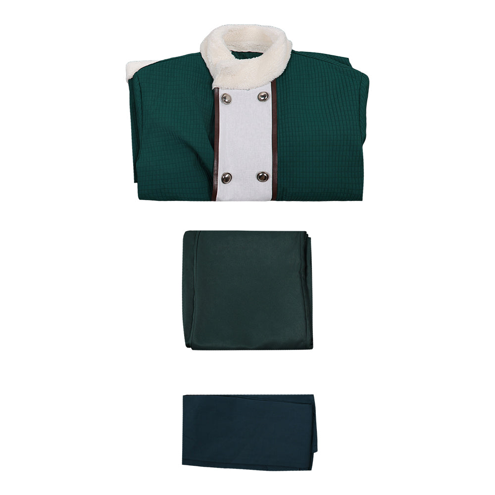 Cosplay Costume Zoro One Piece Live Action 2(2026) TV Cosplay Tenue Verte et Blanche Homme