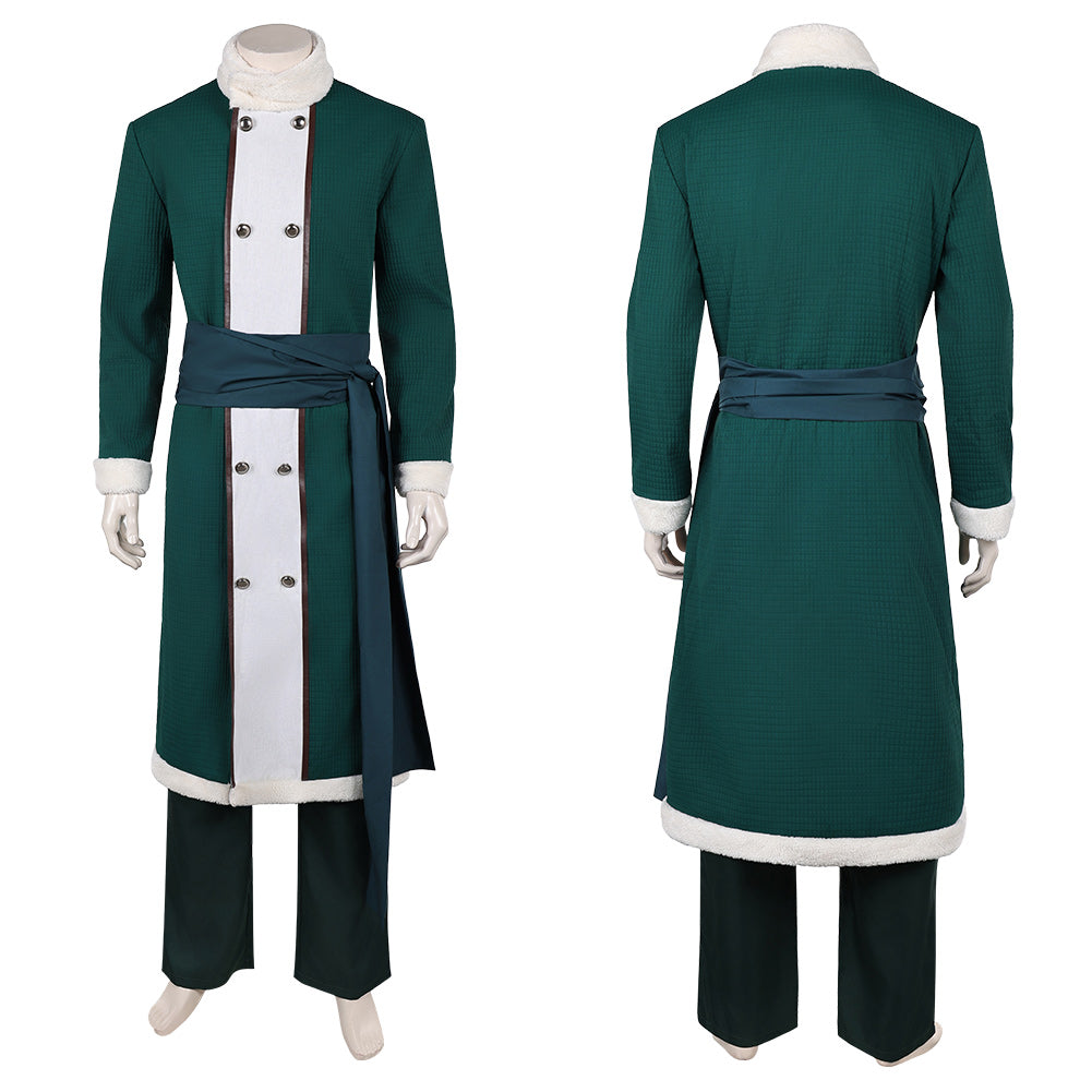 Cosplay Costume Zoro One Piece Live Action 2(2026) TV Cosplay Tenue Verte et Blanche Homme