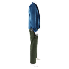 Cosplay Costume Zorro One Piece Live Action 2(2026) TV Cosplay Tenue Bleue Homme