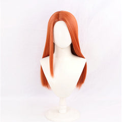 Cosplay Perruque Atom Eve Invincible 4(2026) TV Perruque Orange Femme