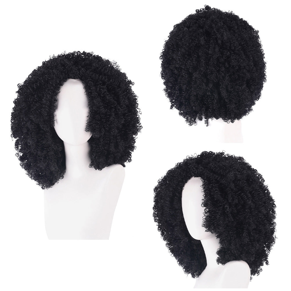 Cosplay Perruque Brook One Piece Thriller Bark Arc Anime Perruque Noire Homme