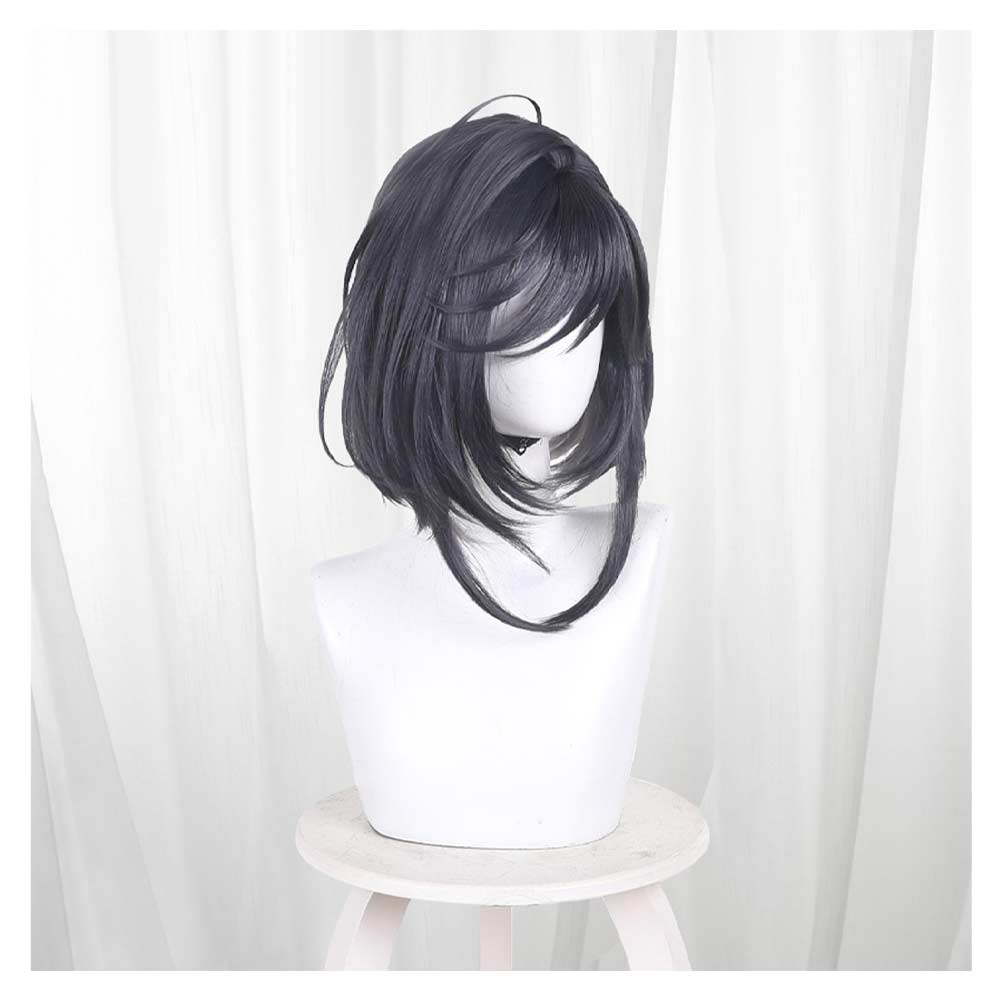 Cosplay Perruque Sapphire The Ribbon Hero(2026) Anime Perruque Noire Femme