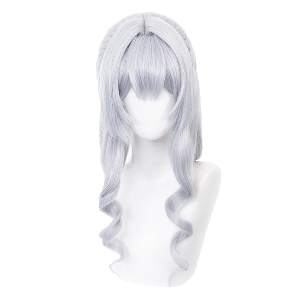 Cosplay Perruque The Tsaritsa Genshin Impact Jeu Perruque Argentée Femme
