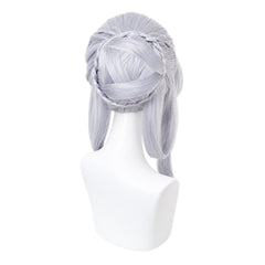 Cosplay Perruque The Tsaritsa Genshin Impact Jeu Perruque Argentée Femme