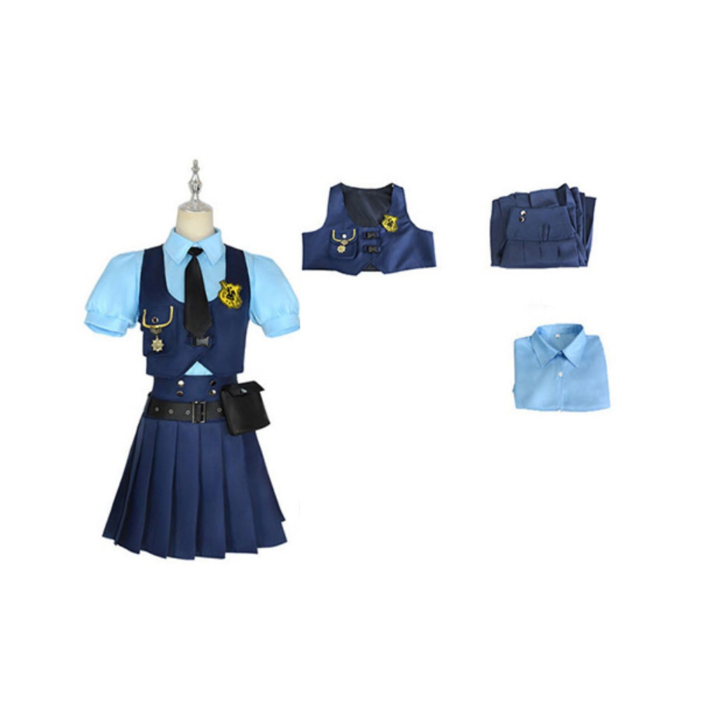Zootopia 2(2025) Judy Hopps Robe Bleue Cosplay Costume