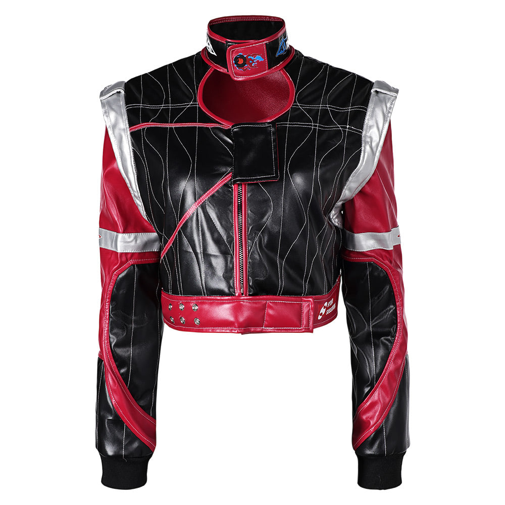 Cyberpunk 2077 Panam Palmer Veste en Cuir Cosplay Costume