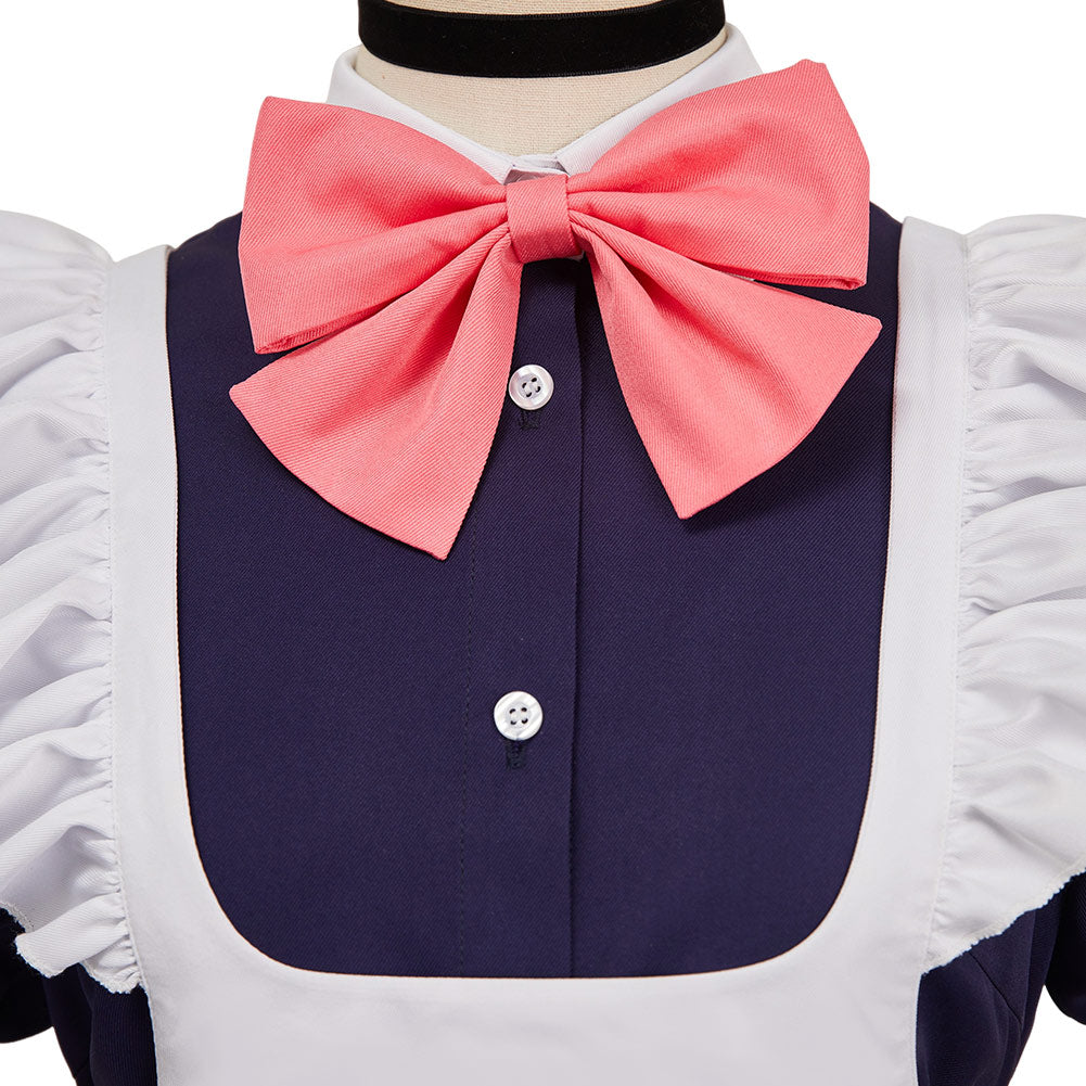 Dandadan Momo Ayase Maid Robe Blanche Cosplay Costume