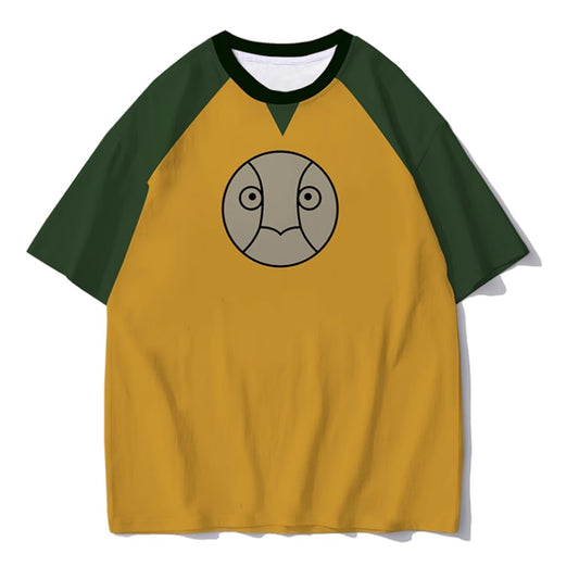 Dandadan Momo Ayase T-shirt Jaune et Vert Cosplay Costume