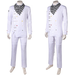 Danganronpa V3 Kokichi Oma Tenue Blanche Cosplay Costume