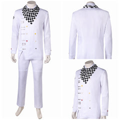 Danganronpa V3 Kokichi Oma Tenue Blanche Cosplay Costume