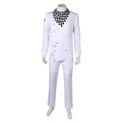 Danganronpa V3 Kokichi Oma Tenue Blanche Cosplay Costume