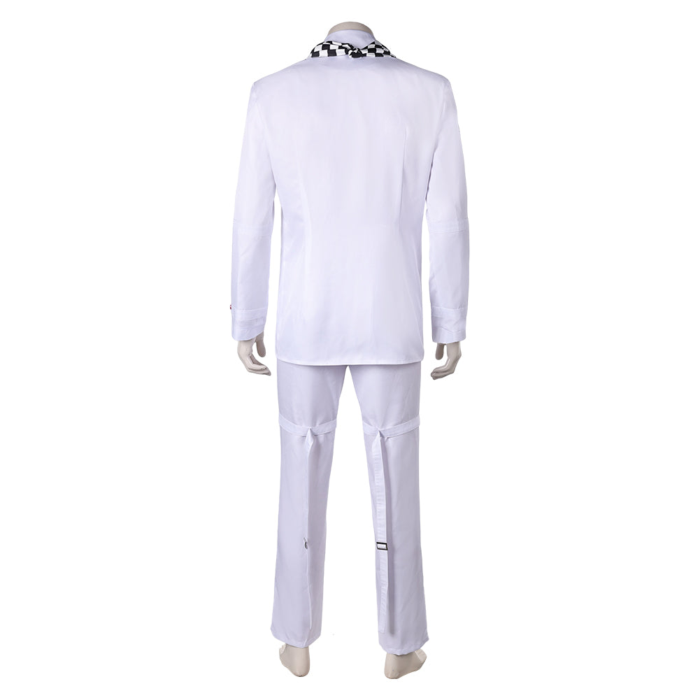 Danganronpa V3 Kokichi Oma Tenue Blanche Cosplay Costume