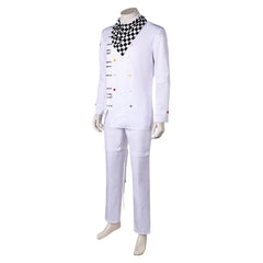 Danganronpa V3 Kokichi Oma Tenue Blanche Cosplay Costume