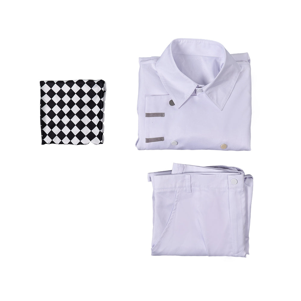 Danganronpa V3 Kokichi Oma Tenue Blanche Cosplay Costume